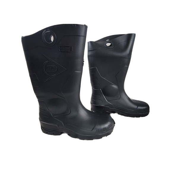 Dunlop Chesapeake Rain Boots Waterproof PVC Lightweight  Steel Toe  Mens Size 7 - Picture 4 of 8